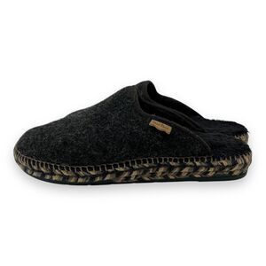 Toni Pons DELI-FP Women's Shoes Black Wool Slip On Slippers EU 39 US 8.5